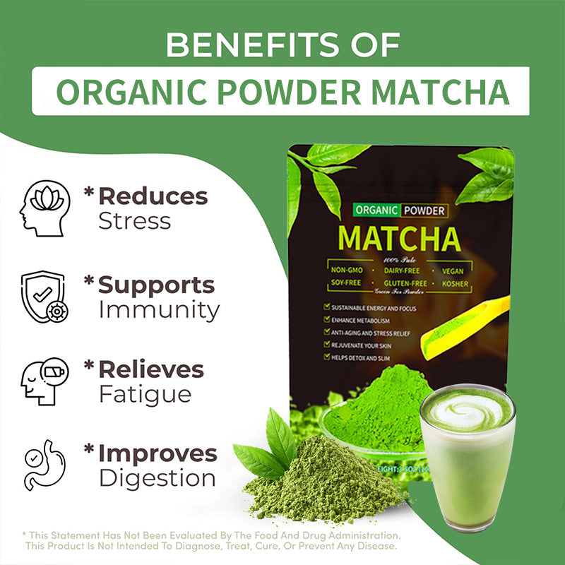 Pure Organic Matcha Powder (100g) | Super Green Food
