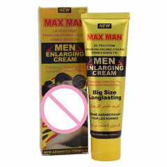 MAX MAN Penis Enlarging Cream (50g) | Topical Ointment for Bigger Dick, Longer Erection, and Sexual Excitement