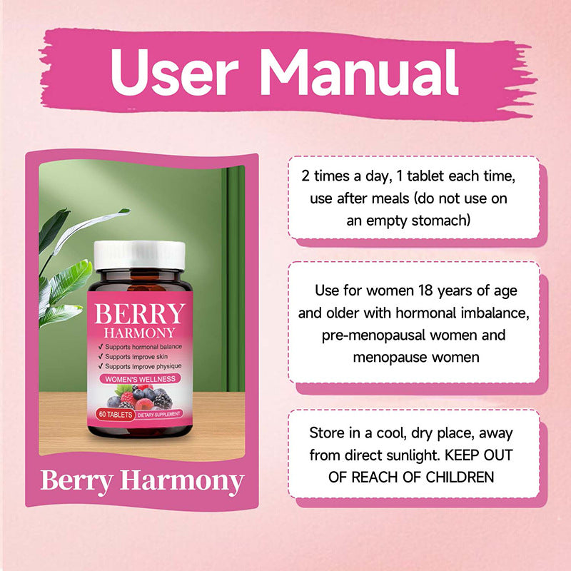 Berry Harmony Tablet for Women's Wellness