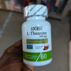 L-Theanine Capsule (200mg) | Dietary Supplement for Stress, Mood, Relaxation, and Concentration