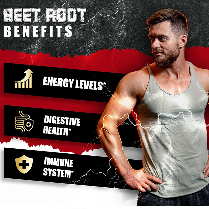 SuperBlend Beetroot Tea (20 teabags) | Herbal Tea for Heart Health, Blood Sugar, and Athletic Performance