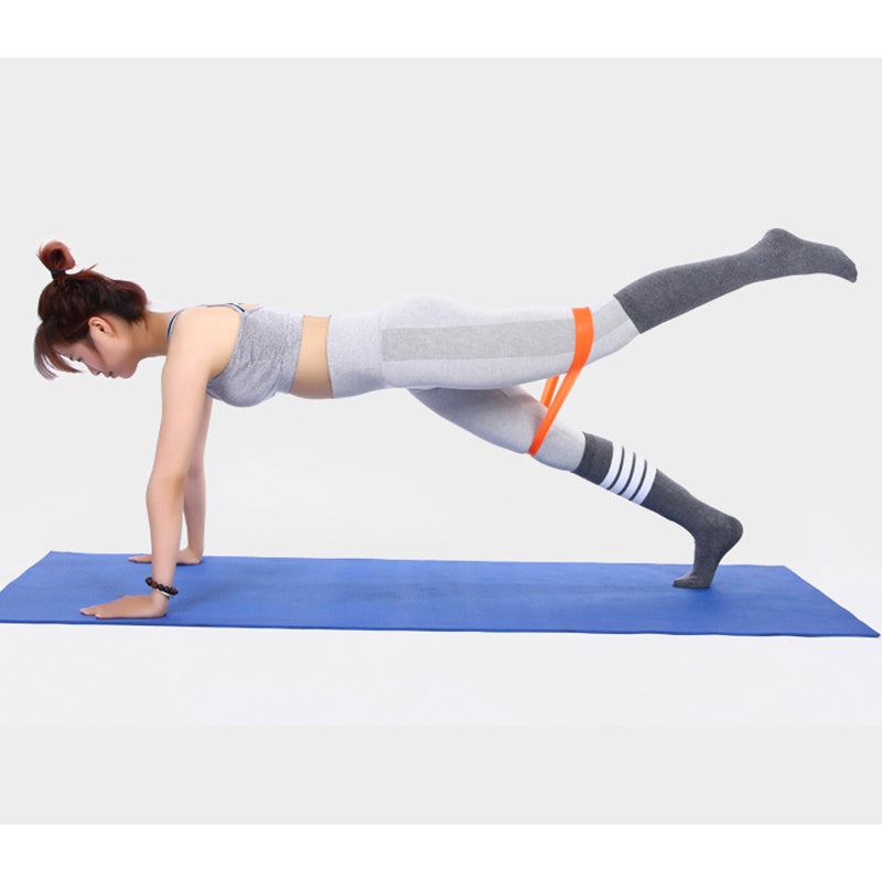 5-in-1 Resistance Loop Band with Free Pouch (X-Light, Light, Medium, Heavy, and X-Heavy)