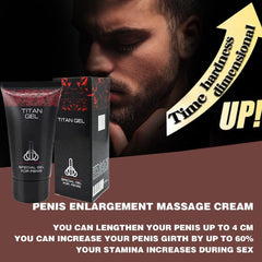 TITAN GEL - Special Gel for Penis (50ml) | Intimate Gel Lubricant for Penis Enlargement, Longer Sex, and Sexual Enhancement