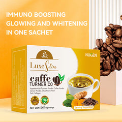 NUGEN Caffe Turmerico Drink with Lemon and Collagen | Turmeric Coffee Drink