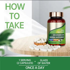 Eye Vitamin and Mineral Capsule | Dietary Supplement for Eye Strain, Dry Eyes, Eye Fatigue, Itchy Eyes, and Vision Care