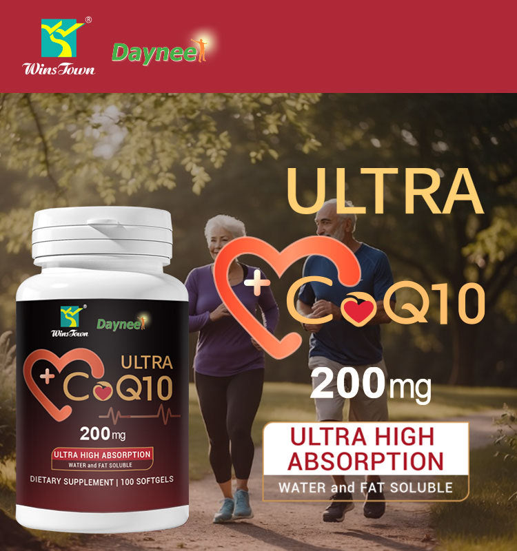 Ultra CoQ10 Softgels with Vitamin E (100 softgels, 200mg CoQ10)