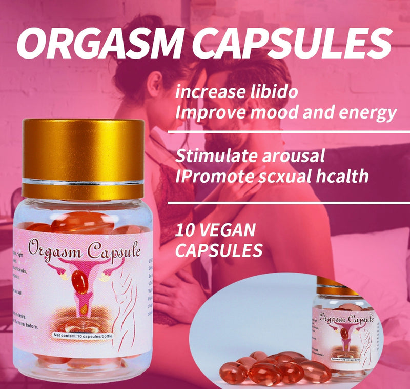 Yoni Orgasm Climax Capsule | Vaginal Capsule for Increased Sensitivity, Orgasm, Squirt, Lubrication, and Sexual Pleasure