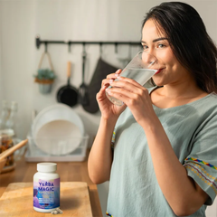 Yerma Magic Capsules with Yerba Mate (375mg) and Caffeine (75mg) | Dietary Supplement for Mental Focus, Fatigue, Digestion, and Mood
