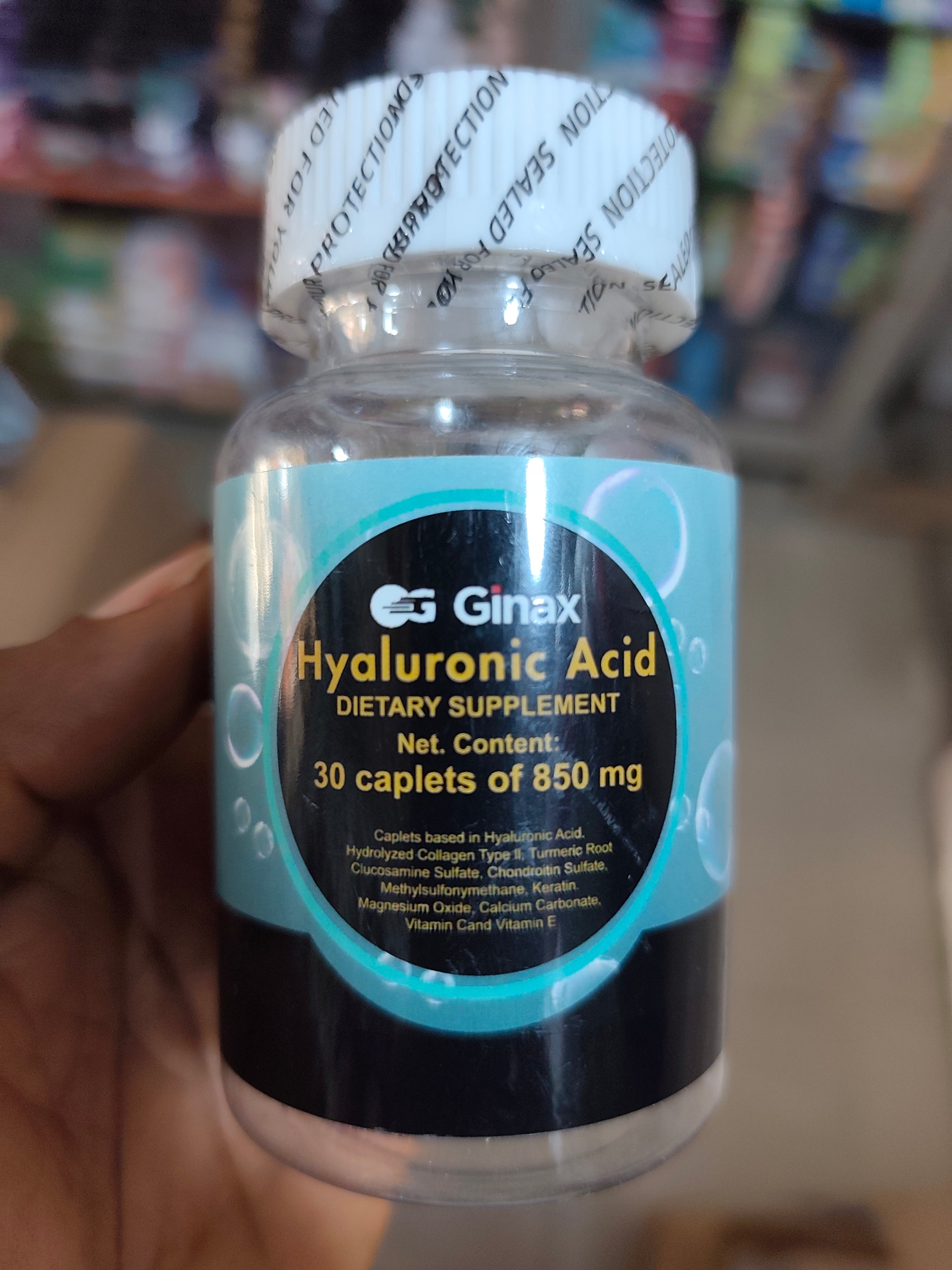 thumbnail image 2 of Hyaluronic Acid Caplets 850mg – 30 Count For Joint Support 2 of 5