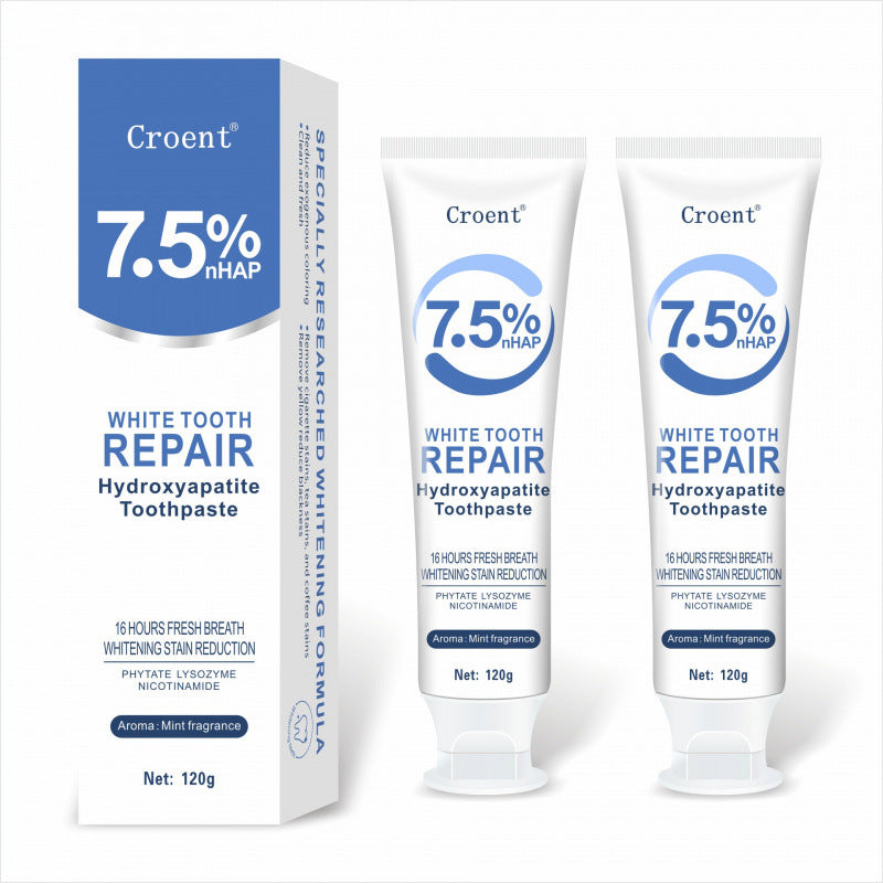 CROENT 7.5% Hydroxyapatite Whitening Toothpaste