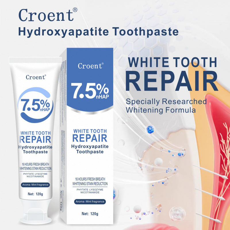 CROENT 7.5% Hydroxyapatite Whitening Toothpaste