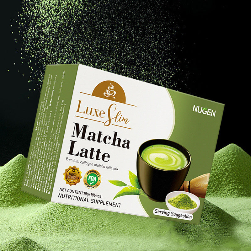 NUGEN Matcha Latte Powder with Premium Collagen