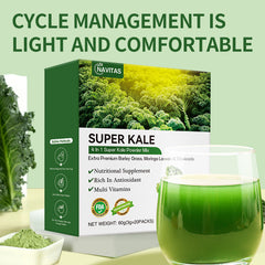 NAVITAS Super Kale Powder with Barley Grass and Moringa Leaves