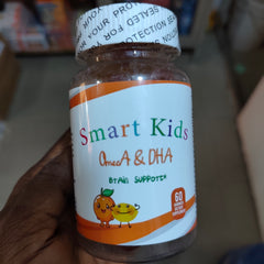 Smart Kids Gummies with Omega-3-6-9 and DHA | Dietary Supplement for Brain Development and Heart Health