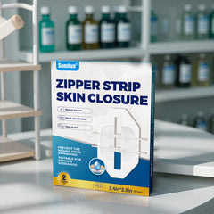 Zipper Strip Skin Closure for Wound Dressing (2 pieces)