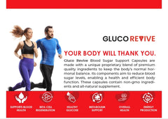 GINAX Gluco Revives Blood Support Capsule | Dietary Supplement for Blood Health, Beta Cell Regeneration, Blood Sugar, Metabolism, and Energy Production