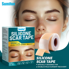 Silicone Scar Tape (2×100cm, Brown color) | Scar Repair Sheet for New & Old Scars and Stretch Marks