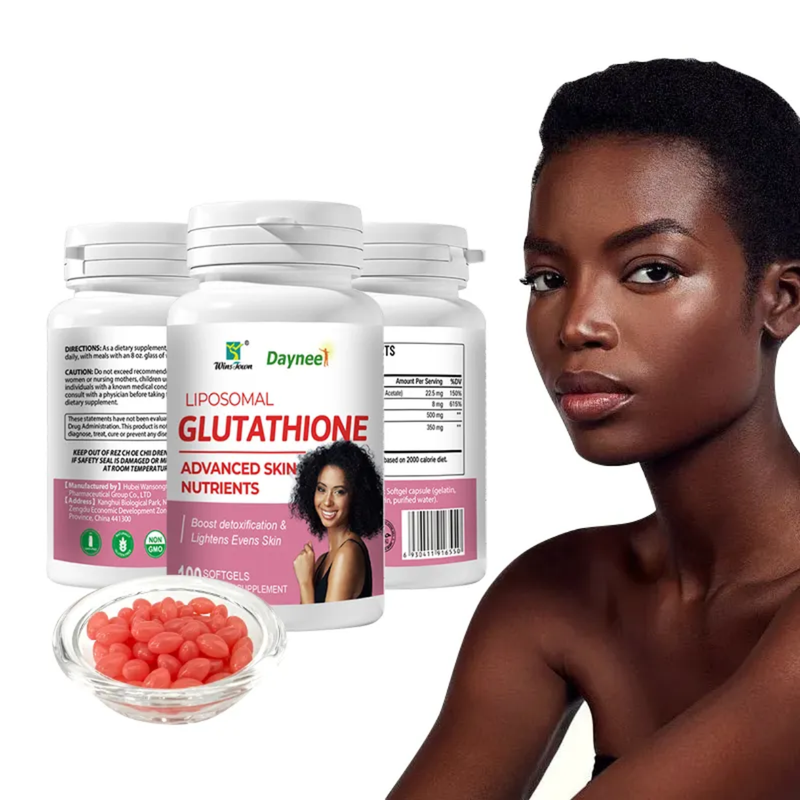 Liposomal Glutathione Capsule with Sunflower Lecithin, Vitamin E, and Riboflavin (100 softgels, 500mg L-Glutathione)