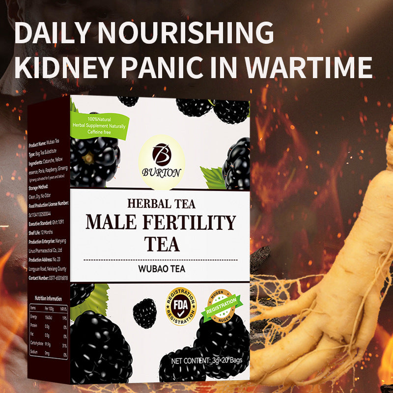 BURION Male Fertility Tea | Herbal Tea for Sperm, Kidney and Reproductive Health