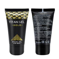 TITAN GEL GOLD Special Gel for Men (50ml) | Intimate Gel Lubricant for Penis Enlargement, Longer Sex, and Sexual Enhancement