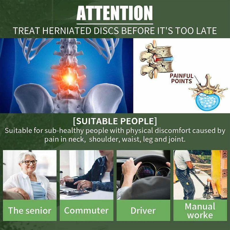 Lumbar Spine Cooling Gel (20 grams) | Topical Gel for Lumbar Strain, Soreness, Numbness and Pain