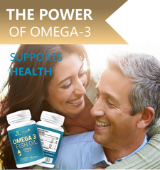 Omega-3 Fish Oil Capsules with EPA and DHA (100 softgels, 1000mg) | Dietary Supplement for Cardiovascular, Brain, Eye, Skin, Mood, and Inflammation