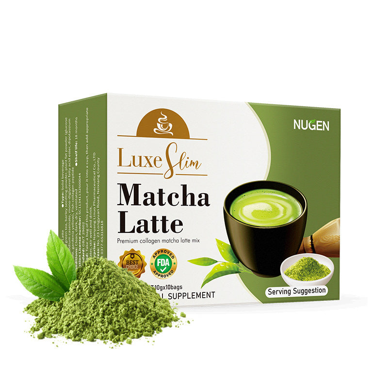 NUGEN Matcha Latte Powder with Premium Collagen