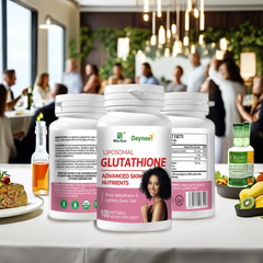 Liposomal Glutathione Capsule with Sunflower Lecithin, Vitamin E, and Riboflavin (100 softgels, 500mg L-Glutathione)