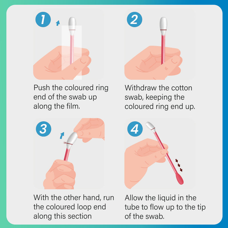 Iodine Swab (60 pieces) | Iodine Solution for Wound Sterilization, Wound Care, and Baby's Belly Button Sterilization