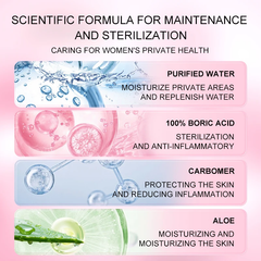 Boric Acid Gel | Antibacterial Gel for Odor, Discharge, Itching, pH Balance, Elasticity, and Vaginal Infections