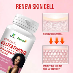 Liposomal Glutathione Capsule with Sunflower Lecithin, Vitamin E, and Riboflavin (100 softgels, 500mg L-Glutathione)