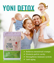 Yoni Detox Tea | Herbal Tea for Hormonal Balance, Menstrual Cramps, Gynecological Diseases, and Skin Health