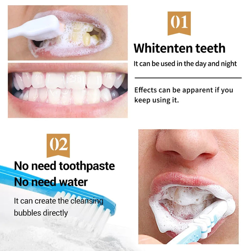 Teeth Whitening Powder | Herbal Powder for Dental Plaque, Teeth Stains, Healthy Gums and Fresh Breath