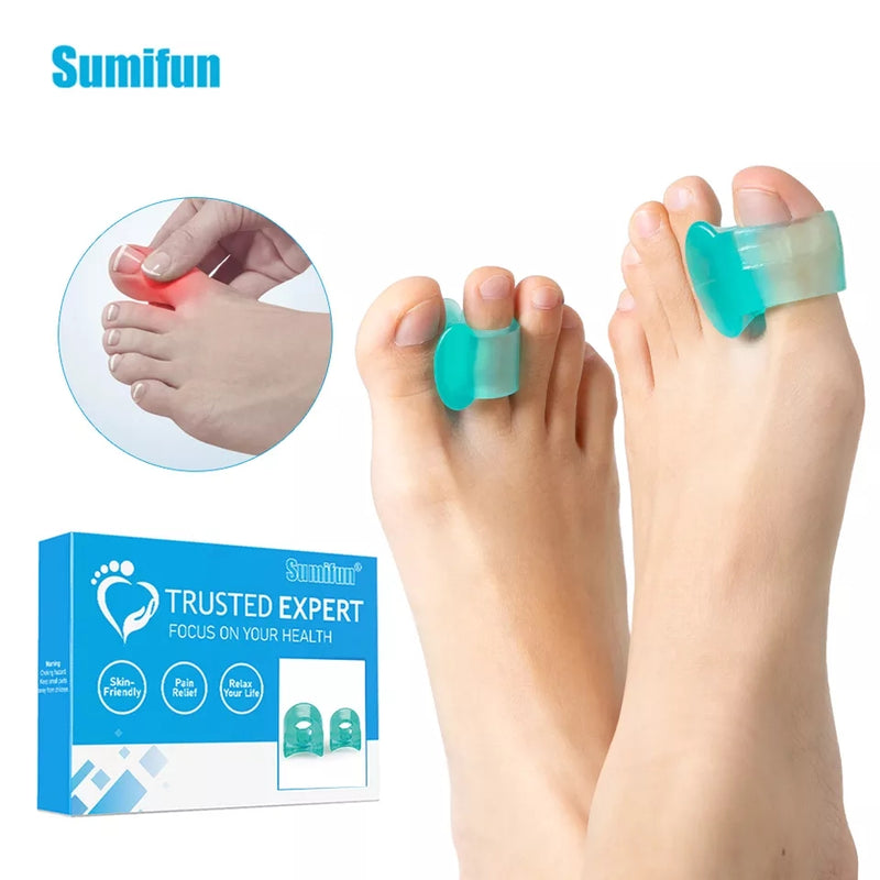 Silicone Toe Separator (4 pairs) | Orthopedic Corrector for Bunion, Overlapping and Hammer Toes