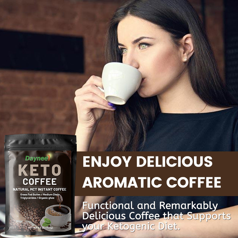Keto Coffee with MCT Oil | Keto Coffee for Mental Alert, Energy Boost, and Brain Power