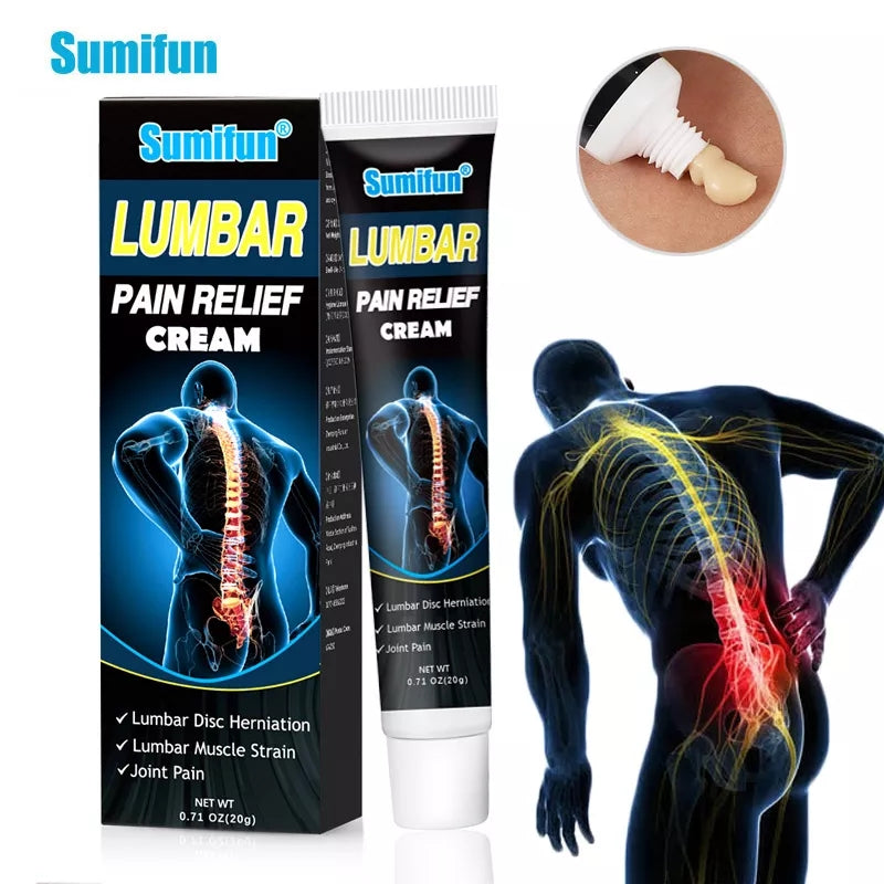 Lumbar Pain Relief Cream, For Lumbar Disc Herniation, Muscle Strain a