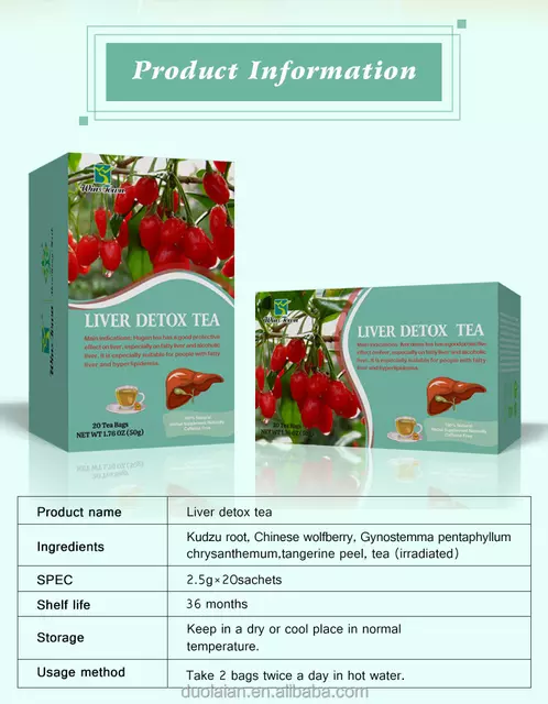Liver Detox Tea | Herbal Tea for Alcoholic Hepatitis, Swollen Liver, and Hyperlipidemia