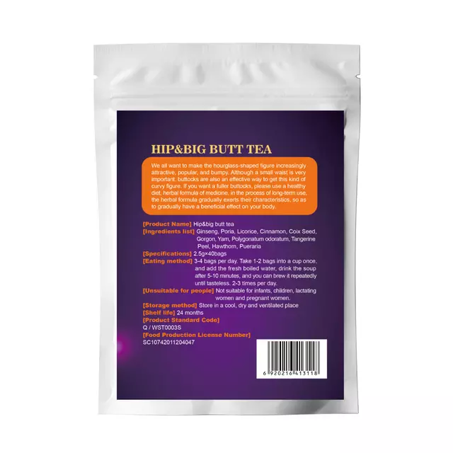 Hip and Butt Enlargement Tea | Herbal Tea for Wider Hips, Bigger Buttocks, and Stretch Marks