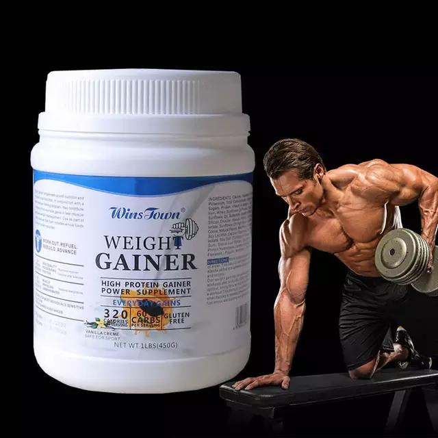 Weight Gainer Powder (450g Pack, 25g Protein, 60g Carbs) | Dietary Supplement for Muscle Mass, Weight Gain, and Muscle Recovery