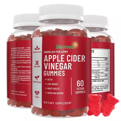 Apple Cider Vinegar Gummies (500mg) | Dietary Supplement for Detox, Weight Loss, Cholesterol, and Energy
