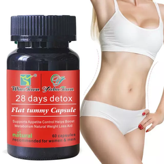 28 Days Detox and Flat Tummy Capsule | Dietary Supplement for Detoxification, Appetite Control, Metabolism, and Flat Tummy