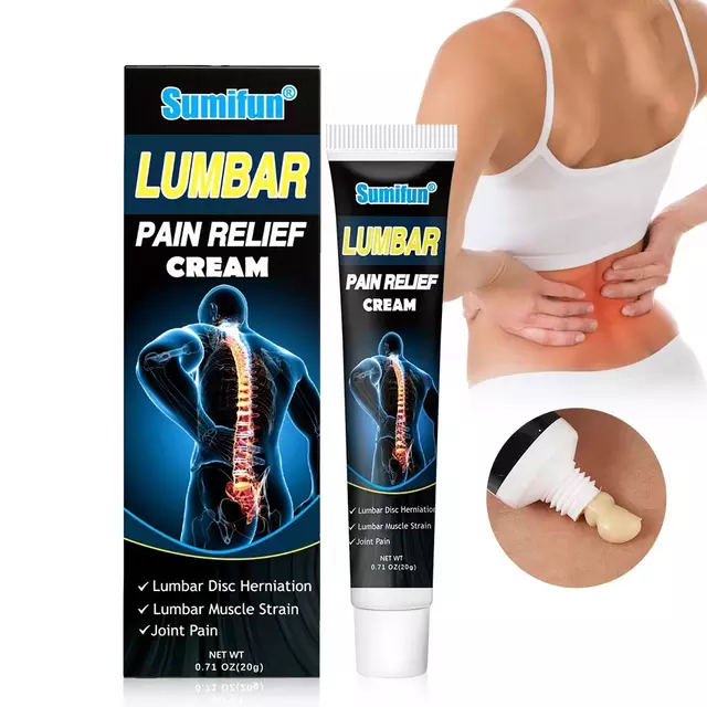 Lumbar Pain Relief Cream | For Lumbar Disc Herniation, Muscle Strain and Joint Pain