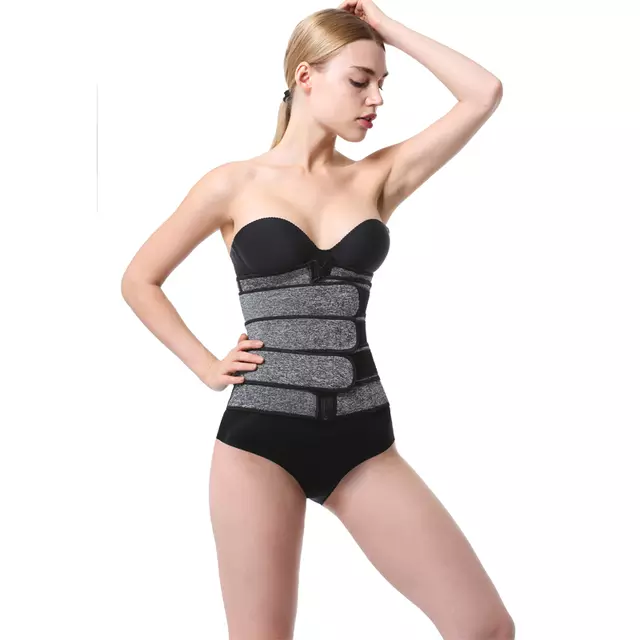 Three Straps Neoprene Belt with Zip Straps Neoprene Waist