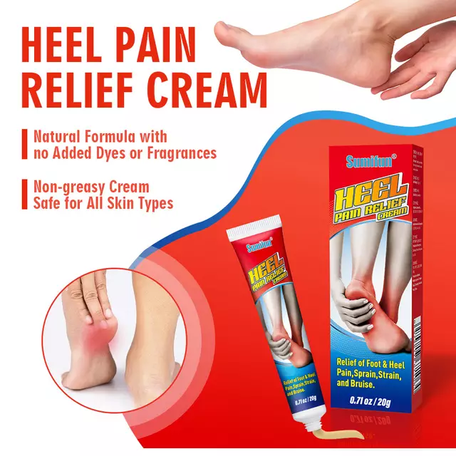 Heel Pain Relief Cream | Heel Cream for Heal Pain, Sprain and Bruise