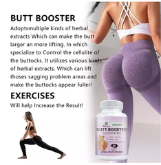 Butt Booster Capsule (500mg) | Herbal Capsule for Wider Hips, Bigger Buttocks and Smooth Skin