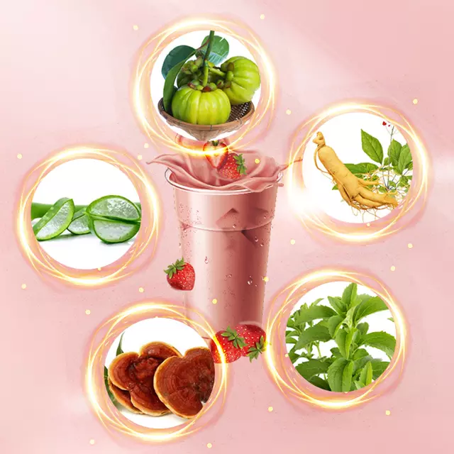 Slim Milk Tea (Strawberry Flavour) | Diet Shake for Weight Loss, Appetite Control and Meal Replacement