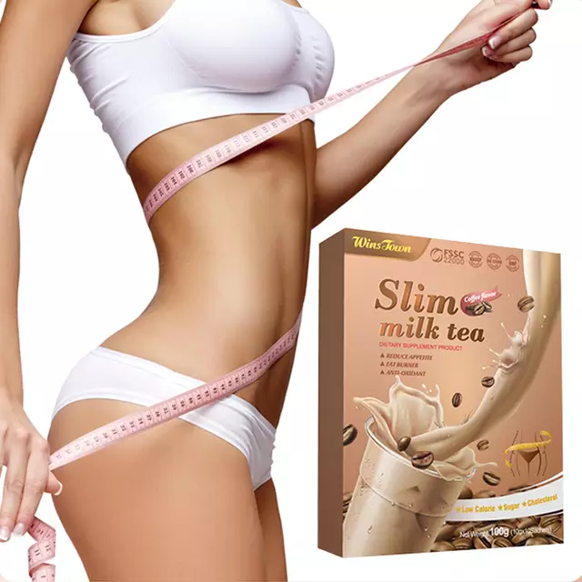 Slim Milk Tea (Coffee Flavour) | Diet Shake for Weight Loss, Appetite Control and Meal Replacement