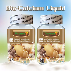 Bio-Calcium Liquid Capsule with Vitamin D | Dietary Supplement for Strong Bones, Teeth and Nails