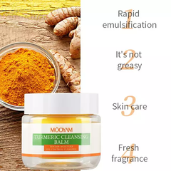 Turmeric Cleansing Balm | Turmeric Balm for Cleaning Makeups, Dirt and Oil