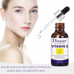 Vitamin E Face Serum with Sunflower Oil | Moisturizing and Anti-Wrinkle Facial Serum